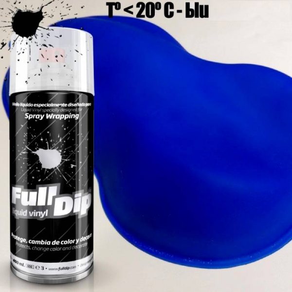 Vernice spray effetto pelle di bufalo - Blu