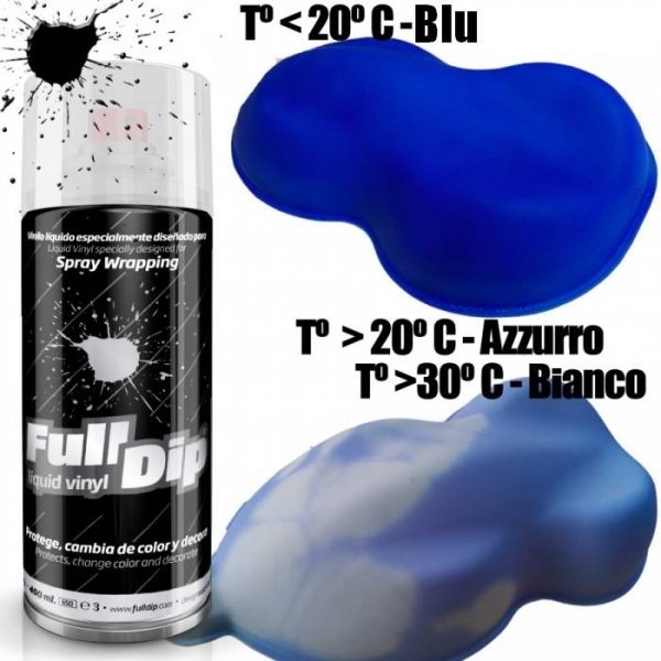 Pellicola spray Full Dip TERMO BLU-BIANCO in formato 400ml