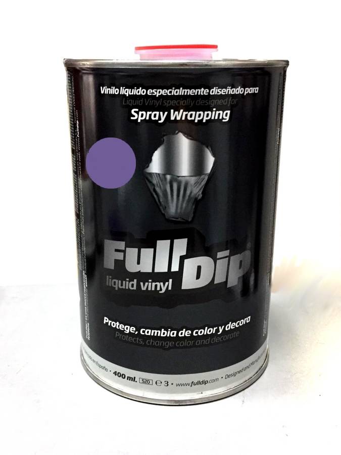 Pack 4 sprays full dip viola metallizato con protezione opaca